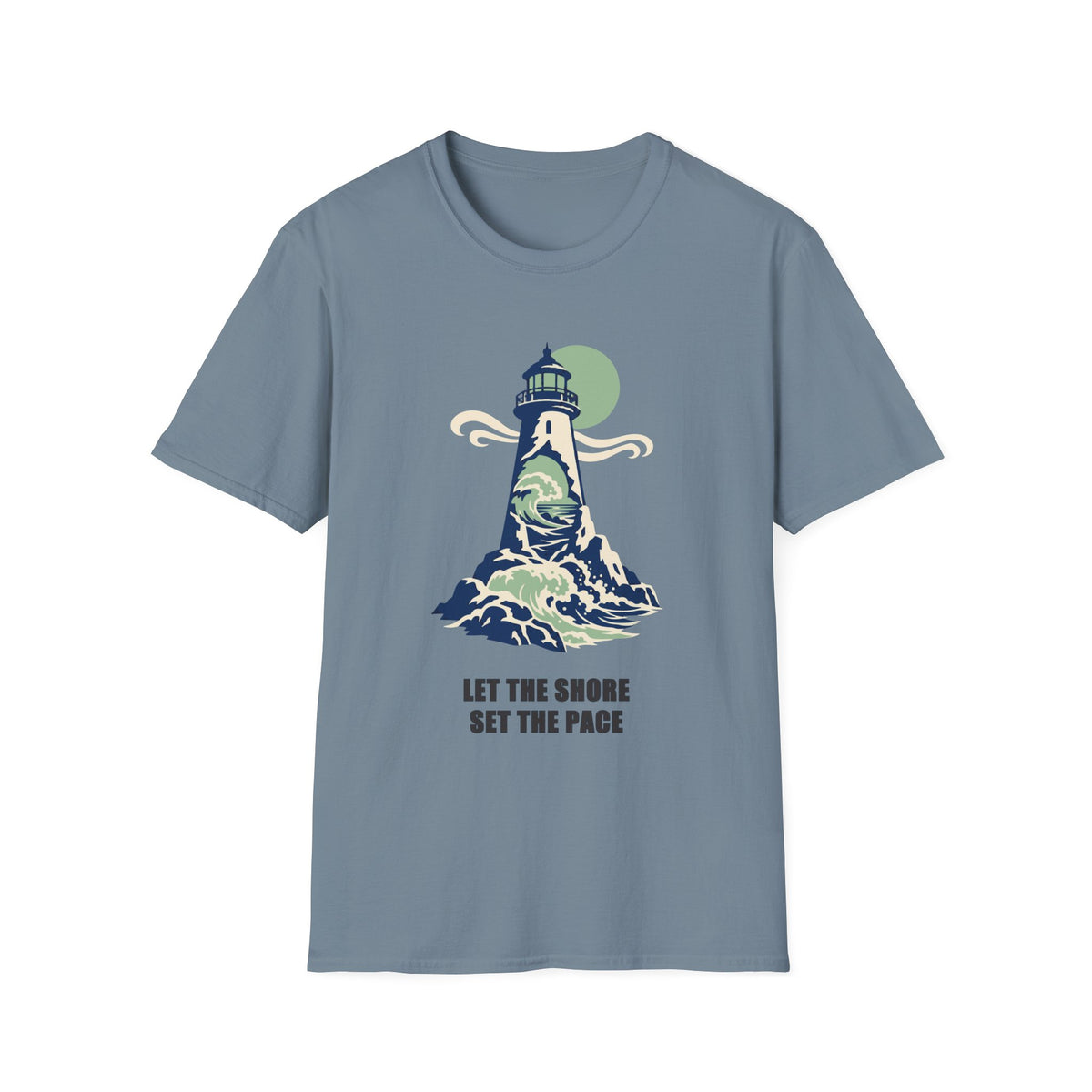 Let the Shore Set the Pace Tee – Everyday Softstyle