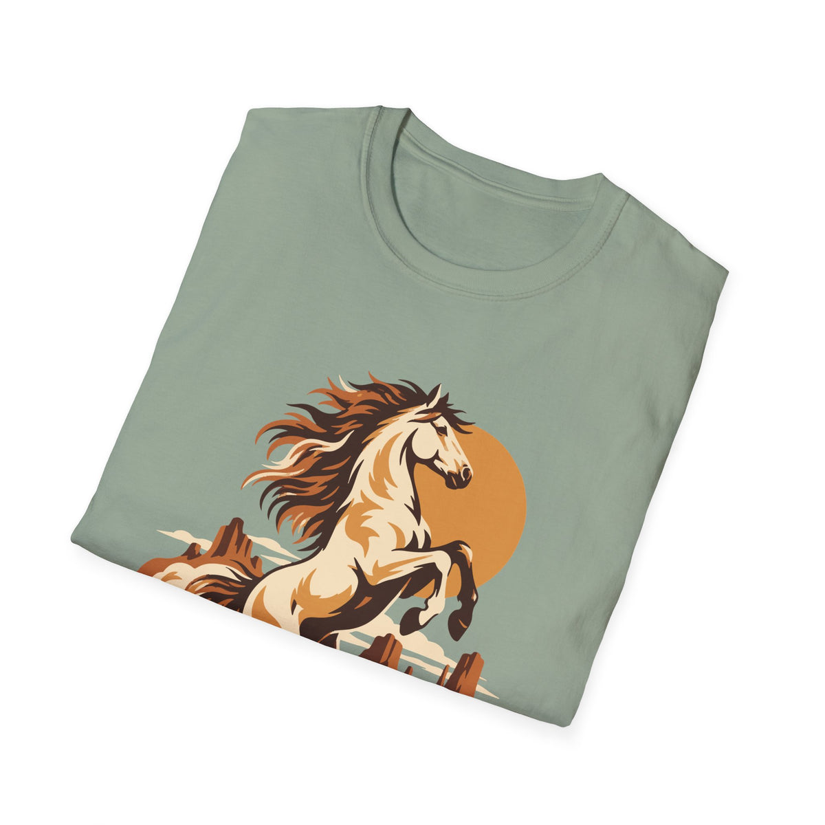 Mustang Sunset Tee – Everyday Softstyle