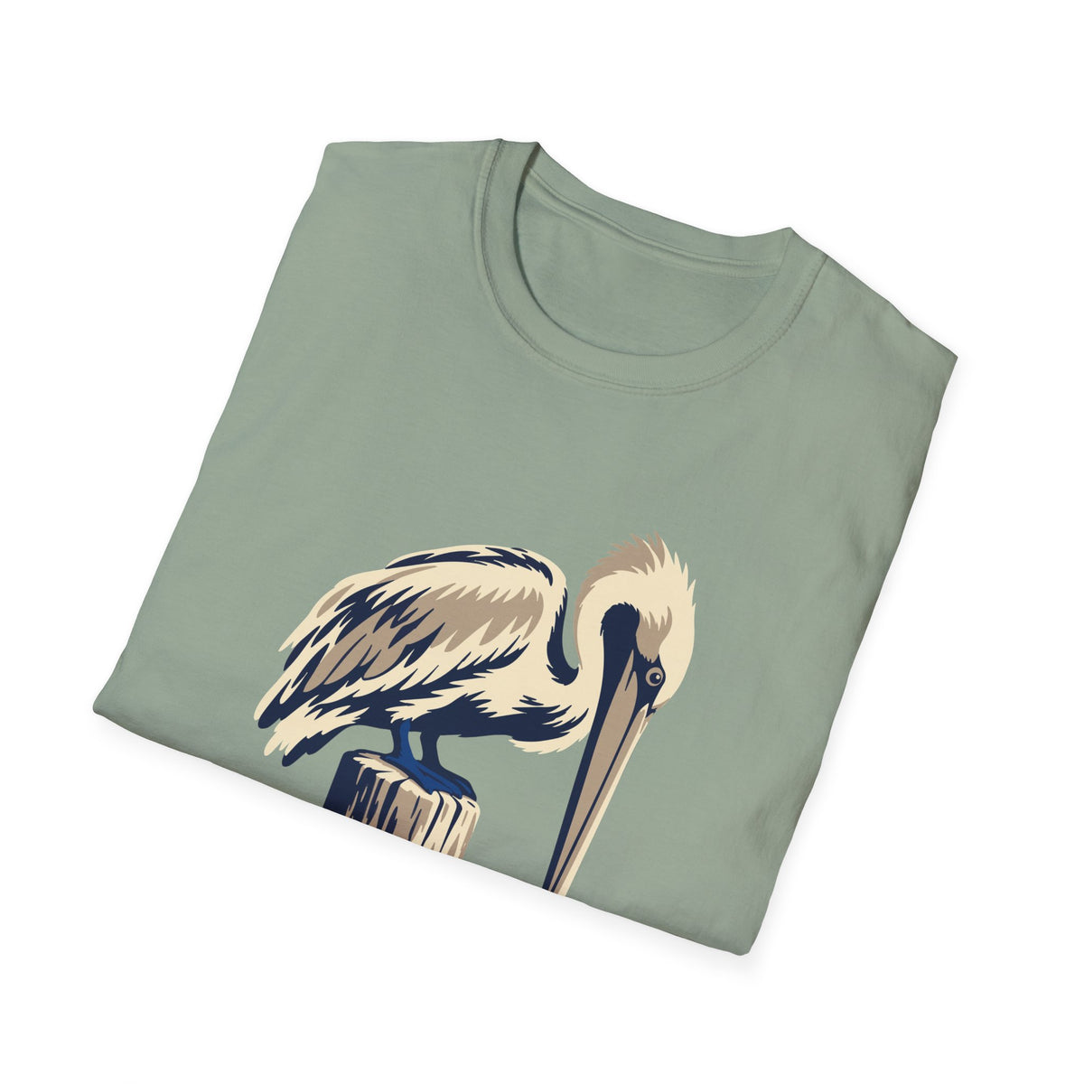 Pelican on a Piling Tee – Everyday Softstyle