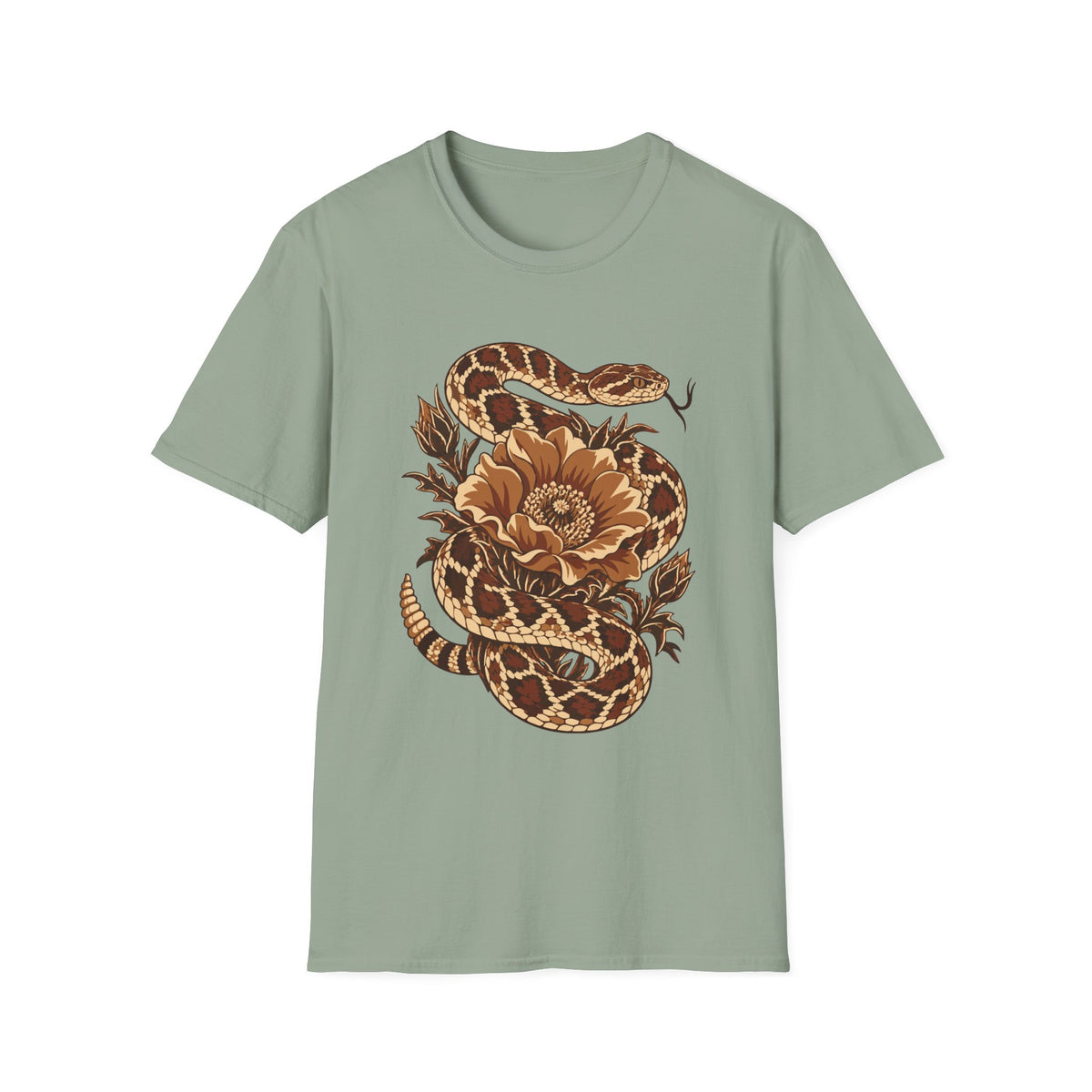 Rattlesnake Bloom Tee – Everyday Softstyle