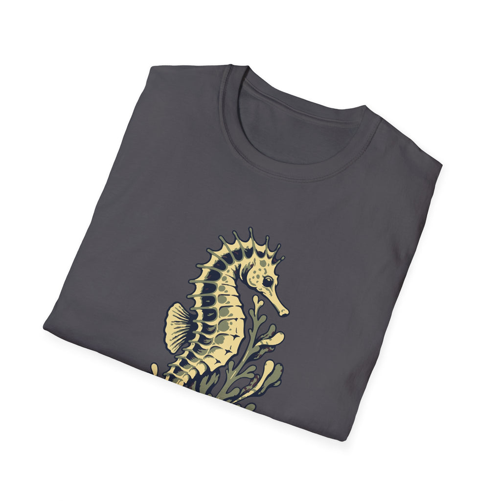 Seahorse and Kelp Tee – Everyday Softstyle